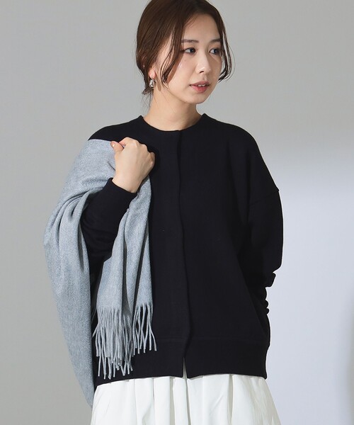 ダブルフェイス ニット ブルゾン