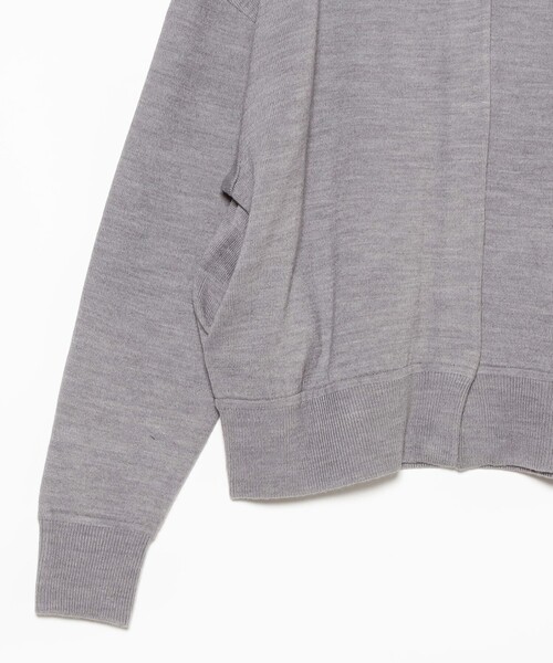 ダブルフェイス ニット ブルゾン