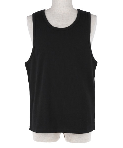 coca（coca）（コカ）の「メンズ リブタンクトップ（タンクトップ・メンズ・ライトグレー/ホワイト/ネイビー/ブラック・S/L/M）」の16枚目の写真