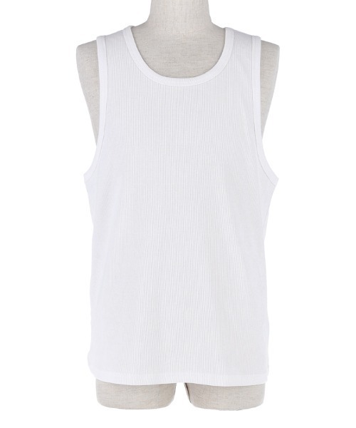 coca（coca）（コカ）の「メンズ リブタンクトップ（タンクトップ・メンズ・ライトグレー/ホワイト/ネイビー/ブラック・S/L/M）」の13枚目の写真