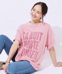 Cutie Blonde | ヴィンテージ感がたまらない 古着風ロゴTシャツ(Tシャツ/カットソー)