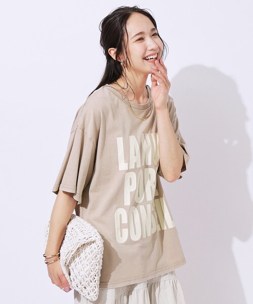 セール】ヴィンテージ感がたまらない 古着風ロゴTシャツ（T