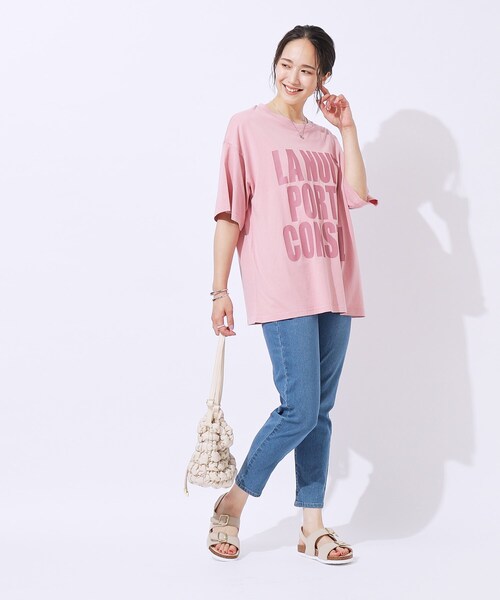 セール】ヴィンテージ感がたまらない 古着風ロゴTシャツ（T