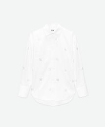 MSGM（エムエスジーエム）の「「TheMwave」クリスタル コットンポプリンシャツ（シャツ/ブラウス）」
