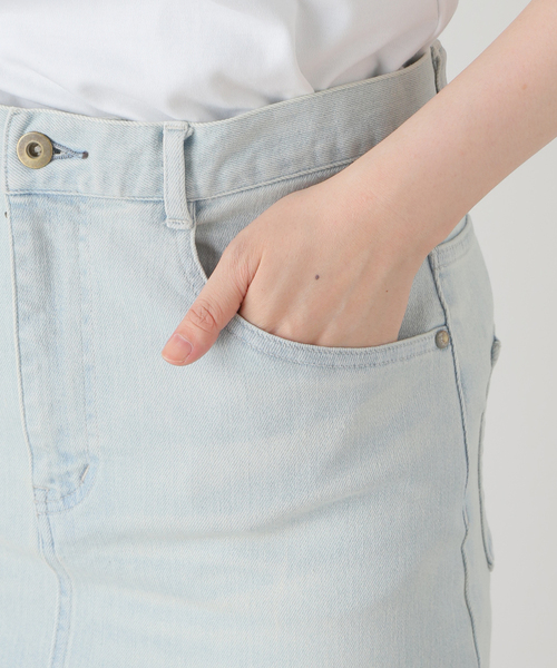 FRAMeWORK（フレームワーク）の「タイトフィットデニムスカート（デニムスカート・レディース・サックスブルー・38/36）」の12枚目の写真