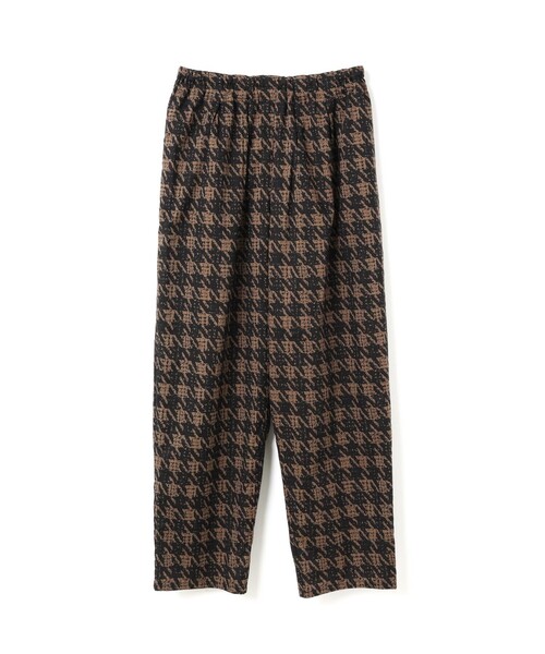 【セール】mizuiro ind 千鳥プリントイージーパンツ（その他パンツ）｜mizuiroind（ミズイロインド）