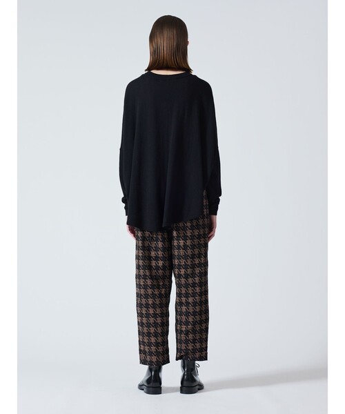 【セール】mizuiro ind 千鳥プリントイージーパンツ（その他パンツ）｜mizuiroind（ミズイロインド）