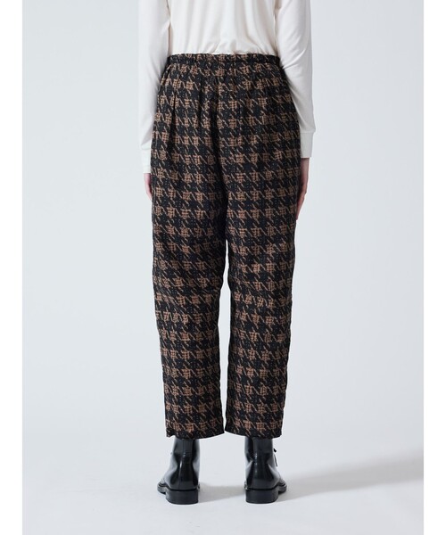 【セール】mizuiro ind 千鳥プリントイージーパンツ（その他パンツ）｜mizuiroind（ミズイロインド）