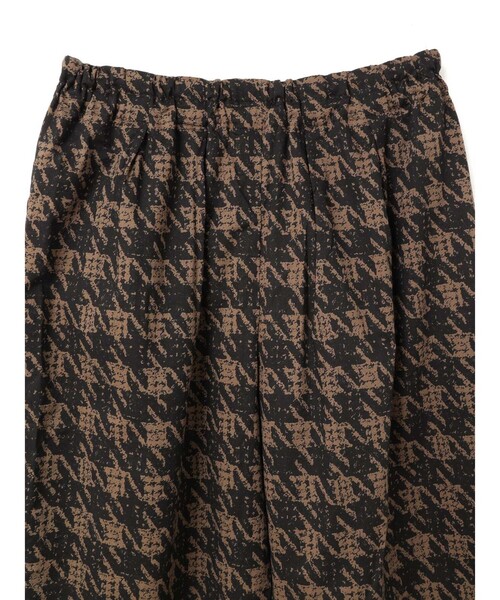 【セール】mizuiro ind 千鳥プリントイージーパンツ（その他パンツ）｜mizuiroind（ミズイロインド）