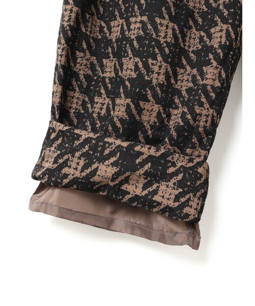 【セール】mizuiro ind 千鳥プリントイージーパンツ（その他パンツ）｜mizuiroind（ミズイロインド）