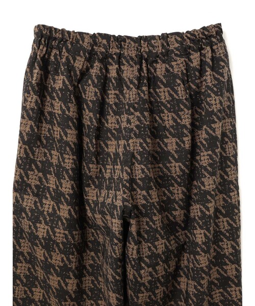 【セール】mizuiro ind 千鳥プリントイージーパンツ（その他パンツ）｜mizuiroind（ミズイロインド）