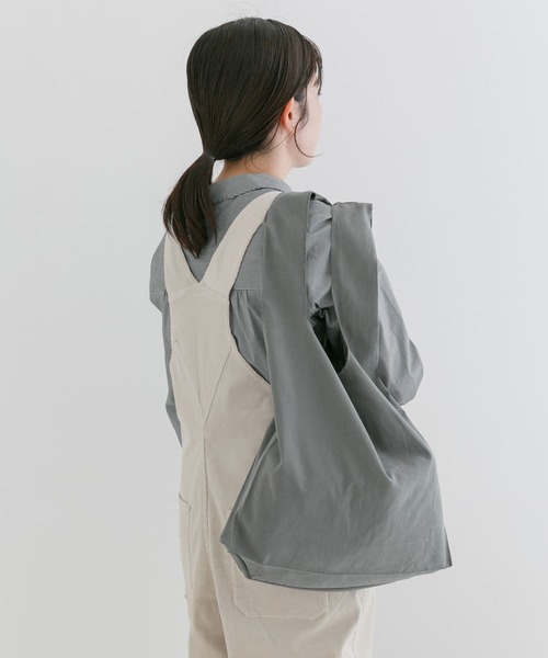 URBAN RESEARCH DOORS(アーバンリサーチドアーズ)の「DOORS LIVING PRODUCTS ショッパーバッグ(エコバッグ/サブバッグ・レディース・ブラウン/チャコールグレー・-)」の2枚目の写真