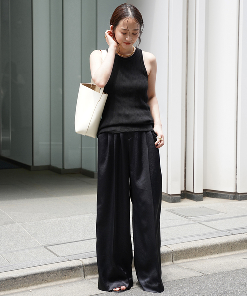 Minimal Satin パンツ（その他パンツ）｜Deuxieme Classe
