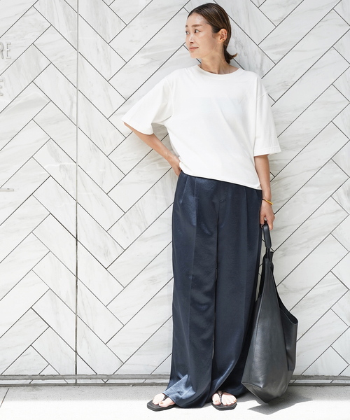 Minimal Satin パンツ（その他パンツ）｜Deuxieme Classe