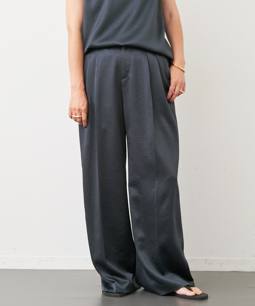 Minimal Satin パンツ（その他パンツ）｜Deuxieme Classe