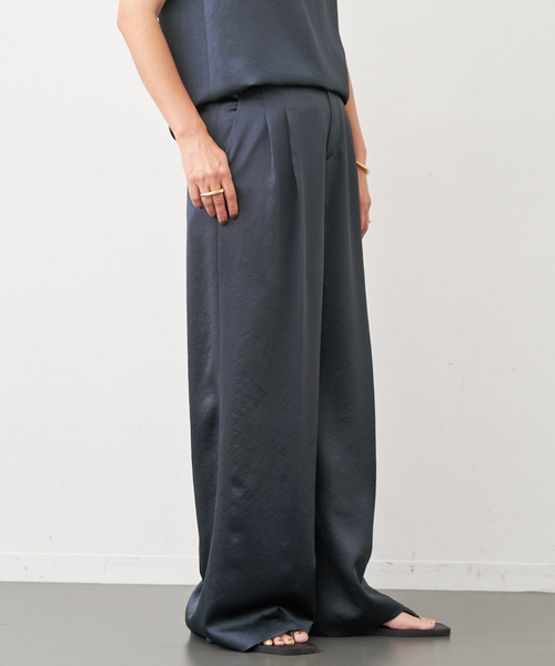 Minimal Satin パンツ（その他パンツ）｜Deuxieme Classe