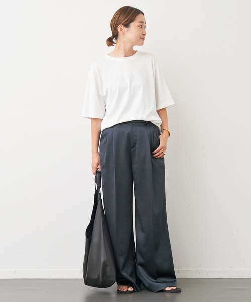 Minimal Satin パンツ（その他パンツ）｜Deuxieme Classe
