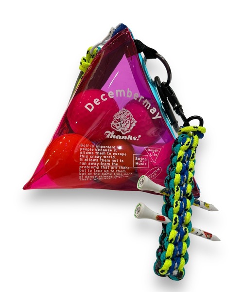 PVC Triangle pouch（ゴルフグッズ）｜DECEMBERMAY（ディセンバーメイ）