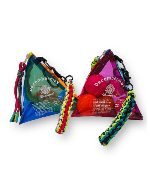 PVC Triangle pouch（ゴルフグッズ）｜DECEMBERMAY（ディセンバーメイ）