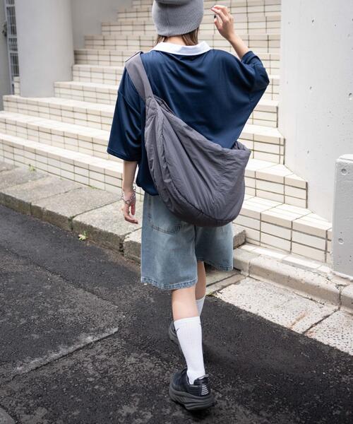 WEGO（ウィゴー）の「WEGO/中綿BIGショルダー（ショルダーバッグ・レディース・グレー/ブラック・FREE）」の11枚目の写真