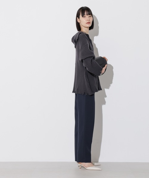 Apo(s)ture(アポスチャー)の「OLIVIA-002/ストレッチツイルスリムテーパードパンツ(スラックス・レディース・グレー/ベージュ/ネイビー/グリーン・XL/XS/S/M/L)」の10枚目の写真