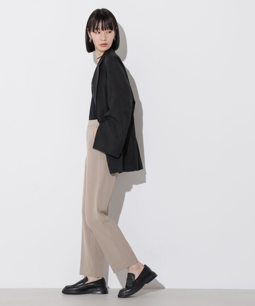 Apo(s)ture(アポスチャー)の「OLIVIA-002/ストレッチツイルスリムテーパードパンツ(スラックス・レディース・グレー/ベージュ/ネイビー/グリーン・XL/XS/S/M/L)」の17枚目の写真