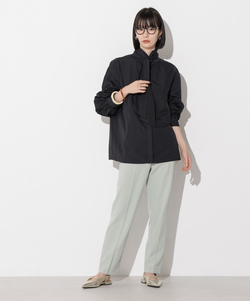 Apo(s)ture(アポスチャー)の「OLIVIA-002/ストレッチツイルスリムテーパードパンツ(スラックス・レディース・グレー/ベージュ/ネイビー/グリーン・XL/XS/S/M/L)」の22枚目の写真