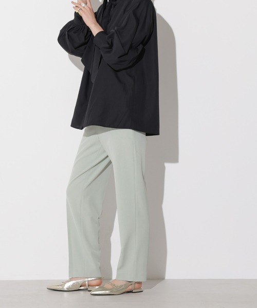 Apo(s)ture(アポスチャー)の「OLIVIA-002/ストレッチツイルスリムテーパードパンツ(スラックス・レディース・グレー/ベージュ/ネイビー/グリーン・XL/XS/S/M/L)」の20枚目の写真