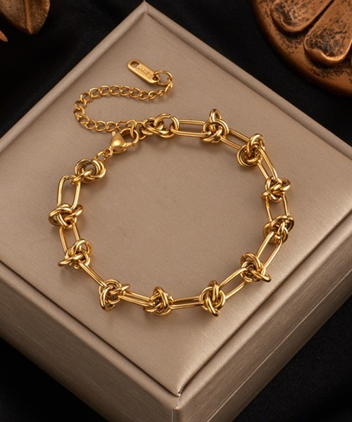 Ressaca（レサーカ）の「ステンレスチェーンブレスレット（ブレスレット・メンズ・シルバー/ゴールド・FREE）」の2枚目の写真