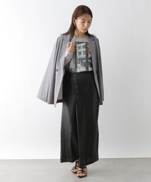 LEPSIM（レプシィム）の「光沢スカート　139273（スカート・レディース・ブラウン/ブラック・FREE）」の10枚目の写真