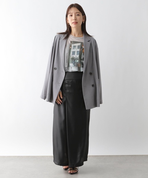 LEPSIM（レプシィム）の「光沢スカート　139273（スカート・レディース・ブラウン/ブラック・FREE）」の9枚目の写真