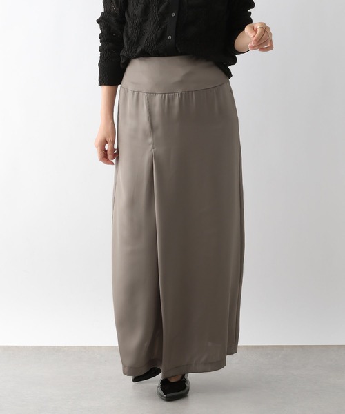 LEPSIM（レプシィム）の「光沢スカート　139273（スカート・レディース・ブラウン/ブラック・FREE）」の7枚目の写真