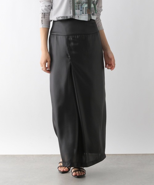 LEPSIM（レプシィム）の「光沢スカート　139273（スカート・レディース・ブラウン/ブラック・FREE）」の13枚目の写真