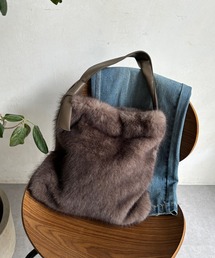DouDou | ミンク風エコファートート(ショルダーバッグ)