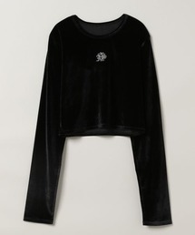 JEANASIS | シアーベロアシシュウクロップドTEE/149549(Tシャツ/カットソー)