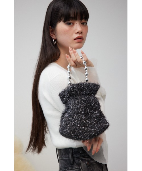 ラメシャギーミニバッグ（ハンドバッグ）｜AZUL BY MOUSSY（アズール