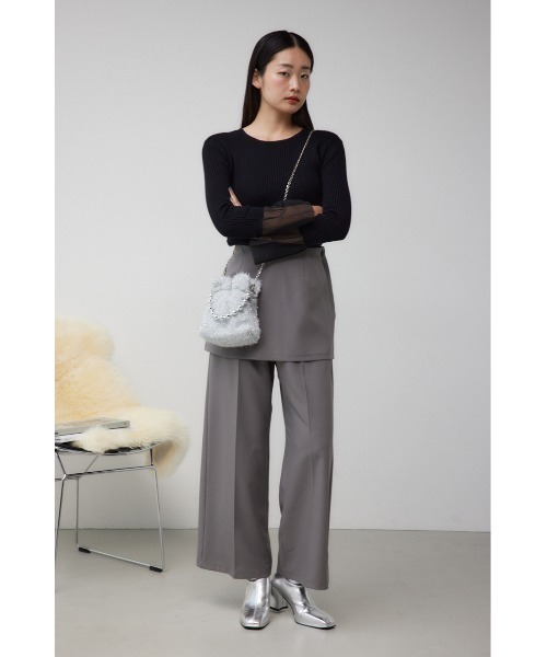 AZUL by moussy（アズールバイマウジー）の「ラメシャギーミニバッグ（ハンドバッグ・レディース・シルバー/ブラック・FREE）」の10枚目の写真