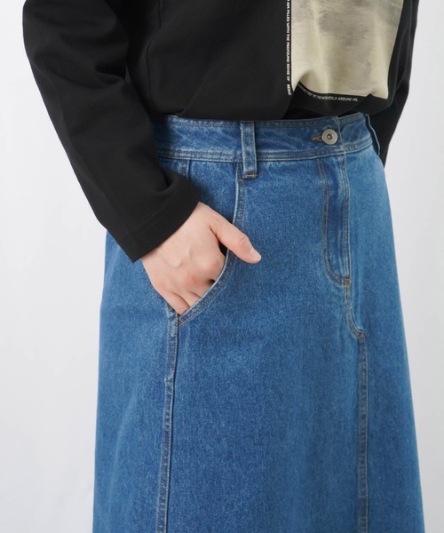 LUCA/LADY LUCK LUCA（ルカ/レディラックルカ）の「LC/LLL デニムアシメスカート / Aラインデニムスカート（デニムスカート・レディース・インディゴブルー/ブルー・38/36）」の19枚目の写真