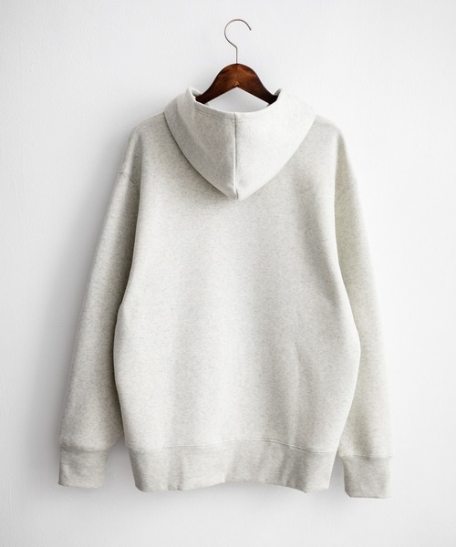 Rocky Monroe（ロッキーモンロー）の「オーバーサイズ ヘビーウェイト裏起毛フルジップパーカー（パーカー・メンズ・オートミール/チャコール/グリーン/ライトブラウン/ブラック・M/L/LL）」の17枚目の写真