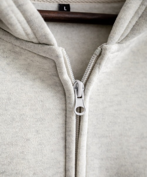 Rocky Monroe（ロッキーモンロー）の「オーバーサイズ ヘビーウェイト裏起毛フルジップパーカー（パーカー・メンズ・オートミール/チャコール/グリーン/ライトブラウン/ブラック・M/L/LL）」の22枚目の写真