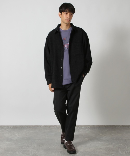 LAKOLE(ラコレ)の「ヒゲダンボールシティプルオーバー / 146599(スウェット・メンズ・ホワイト/チャコール/パープル・X-LARGE/MEDIUM/LARGE)」の6枚目の写真