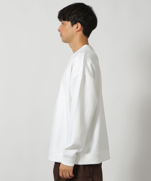 LAKOLE(ラコレ)の「ヒゲダンボールシティプルオーバー / 146599(スウェット・メンズ・ホワイト/チャコール/パープル・X-LARGE/MEDIUM/LARGE)」の8枚目の写真