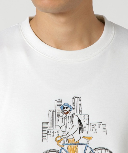 LAKOLE(ラコレ)の「ヒゲダンボールシティプルオーバー / 146599(スウェット・メンズ・ホワイト/チャコール/パープル・X-LARGE/MEDIUM/LARGE)」の10枚目の写真