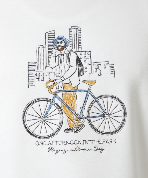 LAKOLE(ラコレ)の「ヒゲダンボールシティプルオーバー / 146599(スウェット・メンズ・ホワイト/チャコール/パープル・X-LARGE/MEDIUM/LARGE)」の14枚目の写真