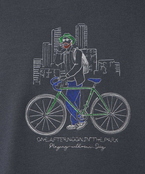 LAKOLE(ラコレ)の「ヒゲダンボールシティプルオーバー / 146599(スウェット・メンズ・ホワイト/チャコール/パープル・X-LARGE/MEDIUM/LARGE)」の16枚目の写真