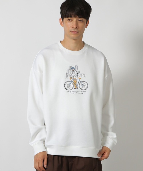 LAKOLE(ラコレ)の「ヒゲダンボールシティプルオーバー / 146599(スウェット・メンズ・ホワイト/チャコール/パープル・X-LARGE/MEDIUM/LARGE)」の21枚目の写真