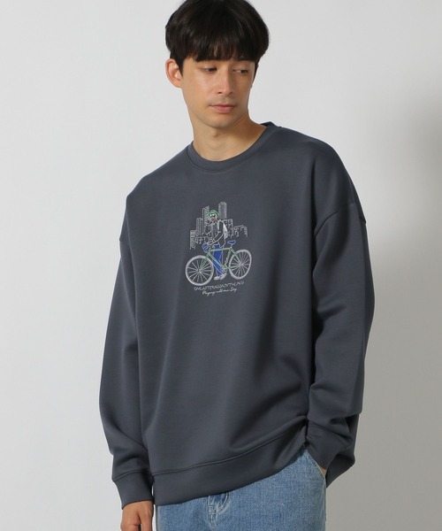 LAKOLE(ラコレ)の「ヒゲダンボールシティプルオーバー / 146599(スウェット・メンズ・ホワイト/チャコール/パープル・X-LARGE/MEDIUM/LARGE)」の22枚目の写真