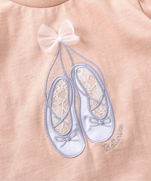 apres les cours（アプレレクール）の「3柄GIRLSモチーフTシャツ（Tシャツ/カットソー・キッズ・ラベンダー/ピンク/アイボリー・140/130/120/110/100/90/80）」の18枚目の写真