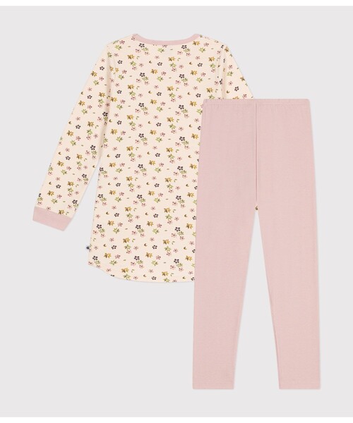 【セール】スウェット長袖チュニックパジャマ（ルームウェア/パジャマ）｜PETIT BATEAU（プチバトー）