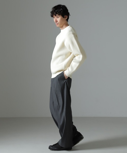 NANO universe(ナノユニバース)の「スポンディッシュ クルーネック(ニット/セーター・メンズ・ブラウン/オフホワイト/ブルーグレー・L/M)」の19枚目の写真